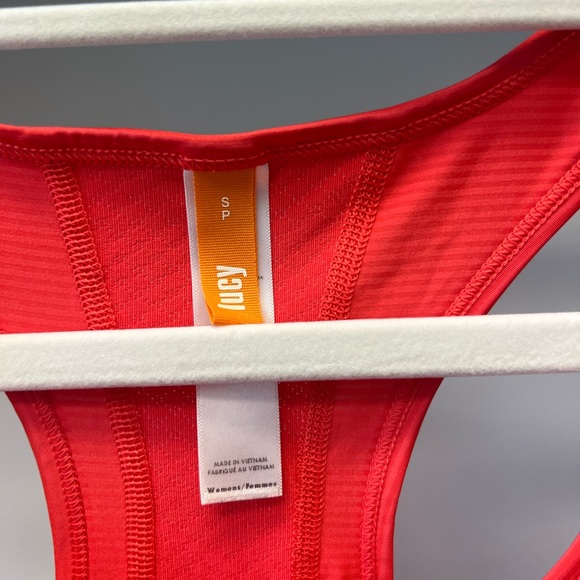 Lucy Orange drawstring tank Size Small - Picture 2 of 4